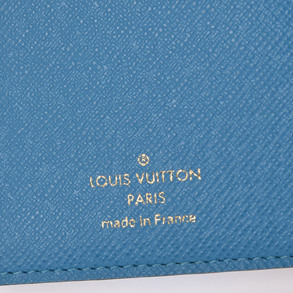 Louis Vuitton Monogram My LV Heritage Small Ring Agenda Cover White Blue Clair 6 of 6
