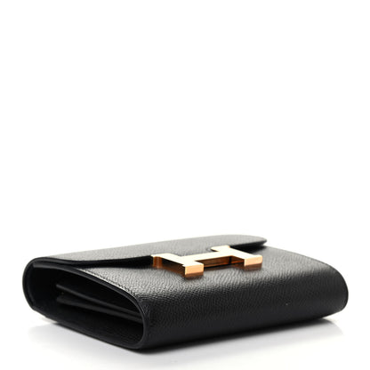 Hermes Epsom Constance Short Wallet Black 4 of 7