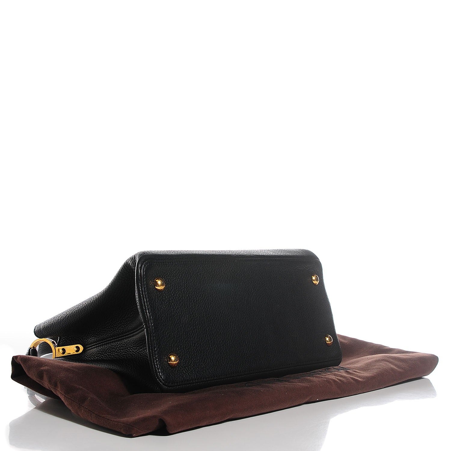 Louis Vuitton Taurillon Capucines MM Black 18 of 21
