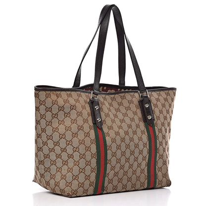 Gucci Monogram Large Jolicoeur Tote Brown 3 of 18