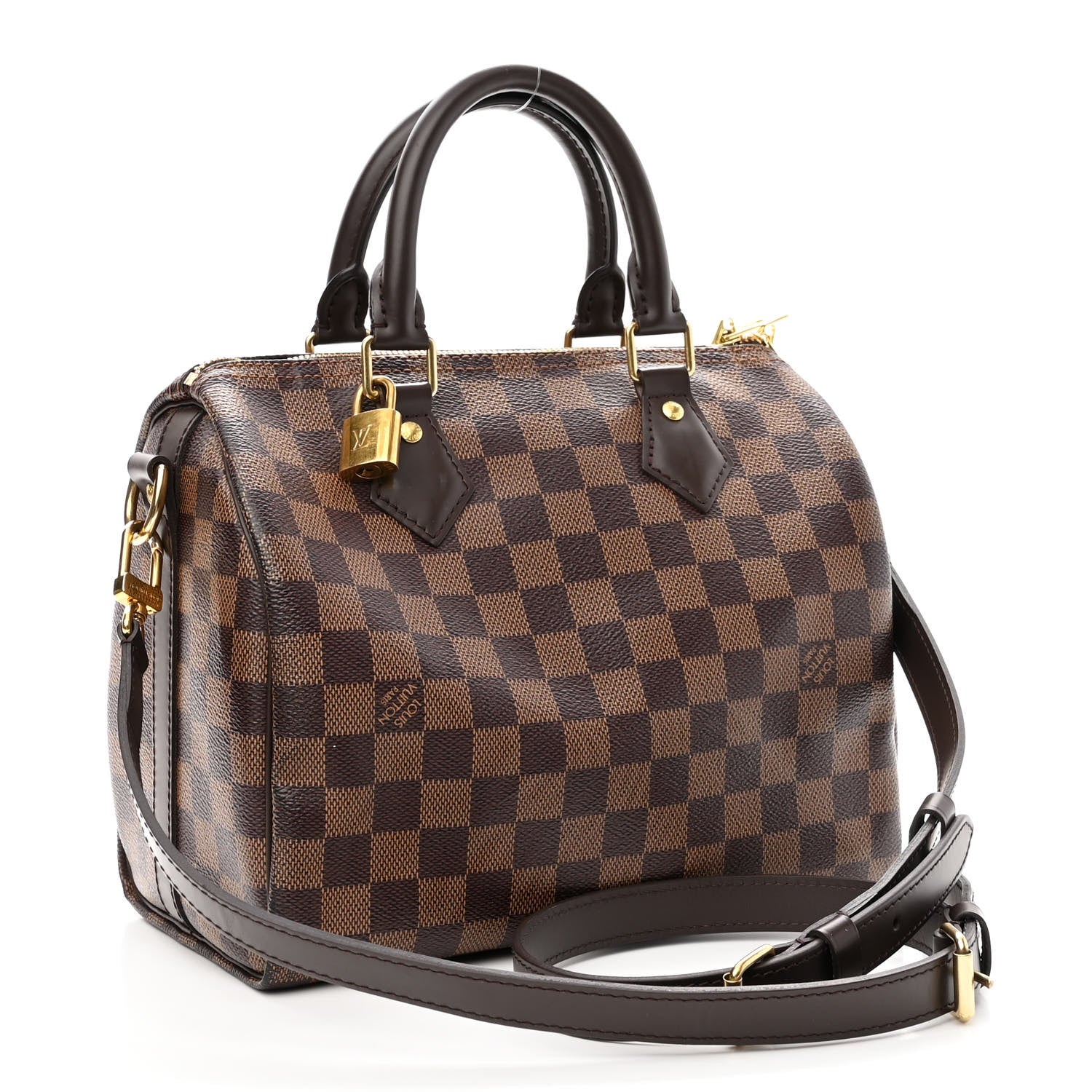 Louis Vuitton Damier Ebene Speedy Bandouliere 25 3 of 10