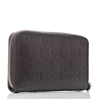 Gucci Guccissima Zip Around Card Case Chocolate 3 of 6