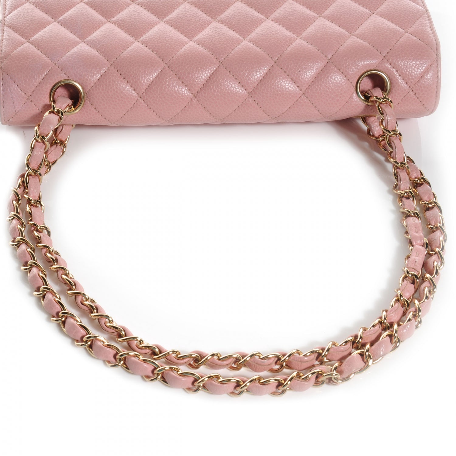 Chanel Caviar Medium Double Flap Pink 9 of 12