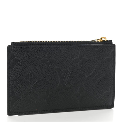 Louis Vuitton Empreinte Zipper Card Holder Black 3 of 6