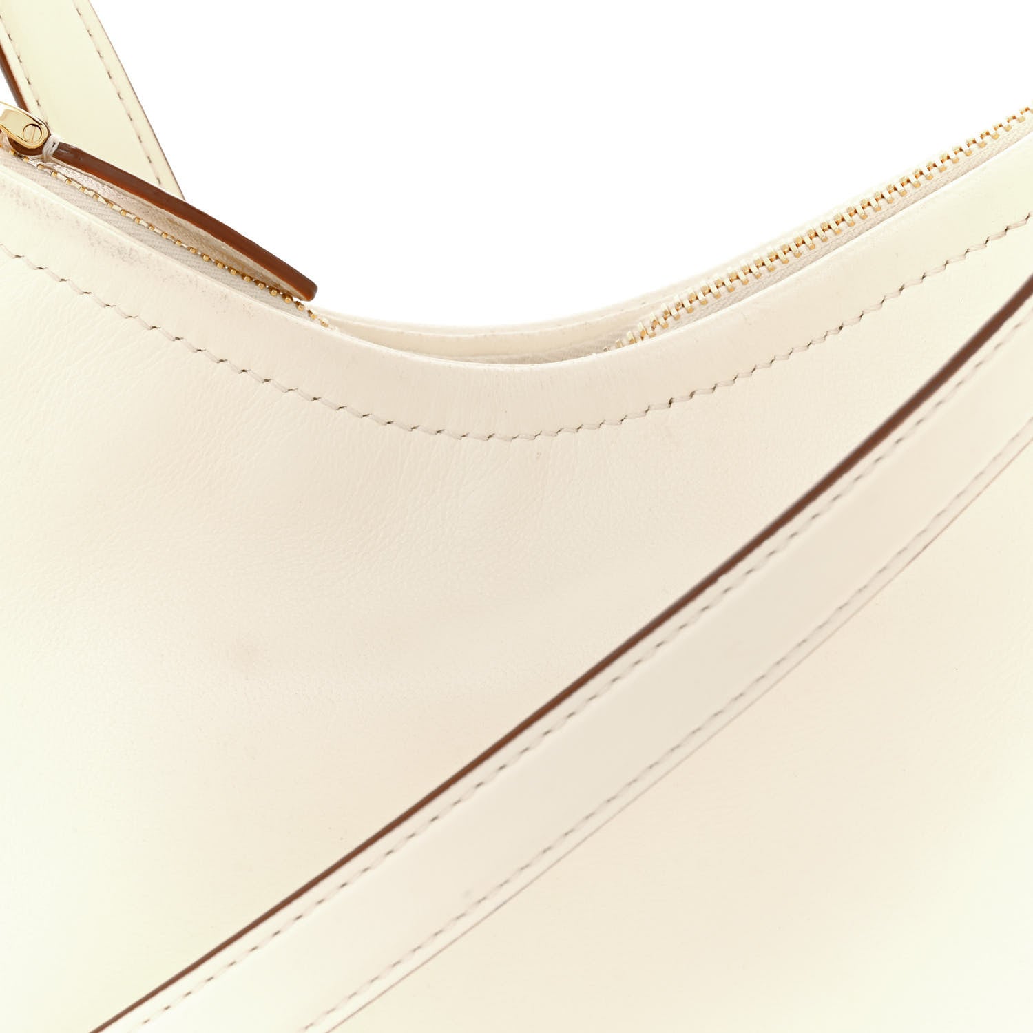 Valentino Garavani Nappa Mini Vlogo Moon Hobo Bag Ivory 8 of 20