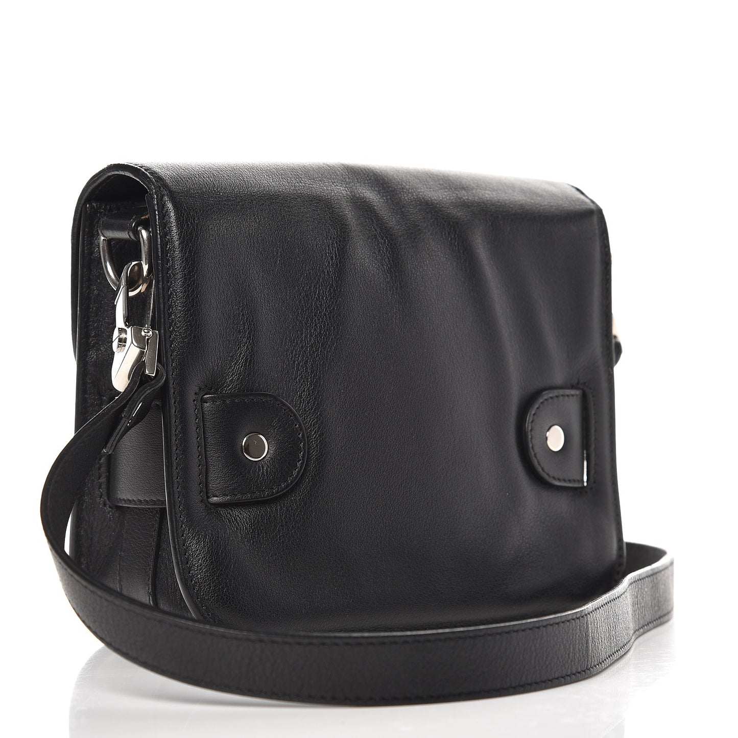 Calfskin PS11 Tiny Shoulder Bag Black