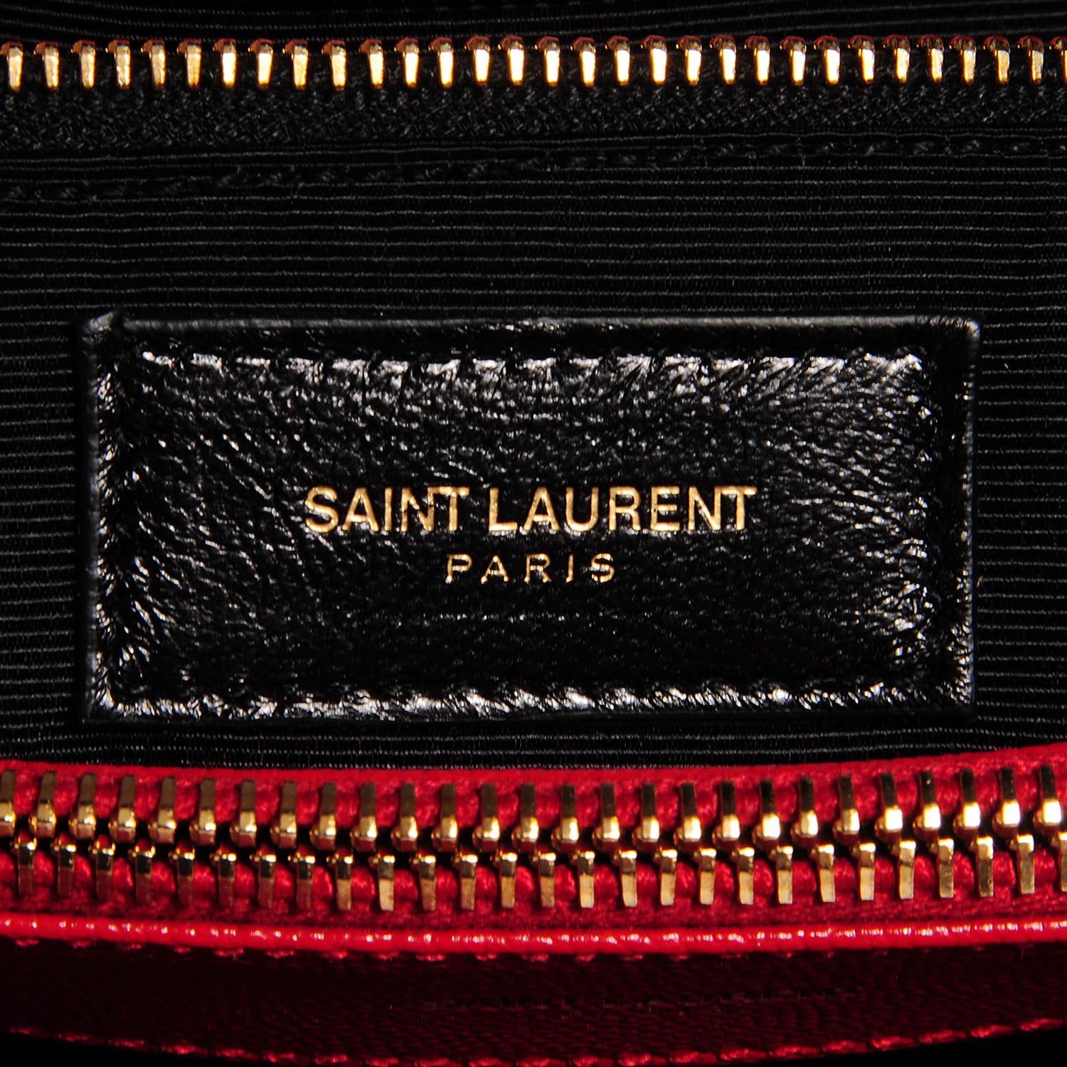 Saint Laurent Grain De Poudre Matelasse Chevron Monogramme Shopping Bag Lipstick 6 of 9