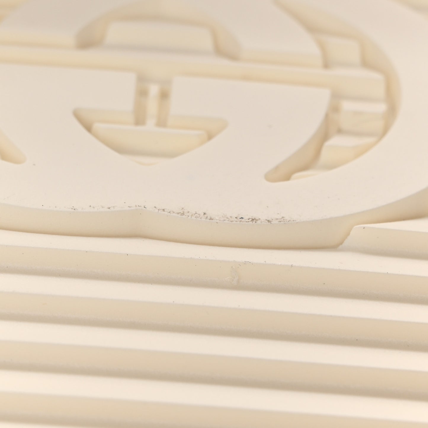 GG Supreme Joy Monogram Angelina Platform Slide Sandals 37 Fuxia Blue