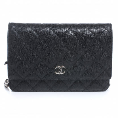 Chanel Caviar Wallet on Chain WOC Black 1 of 8