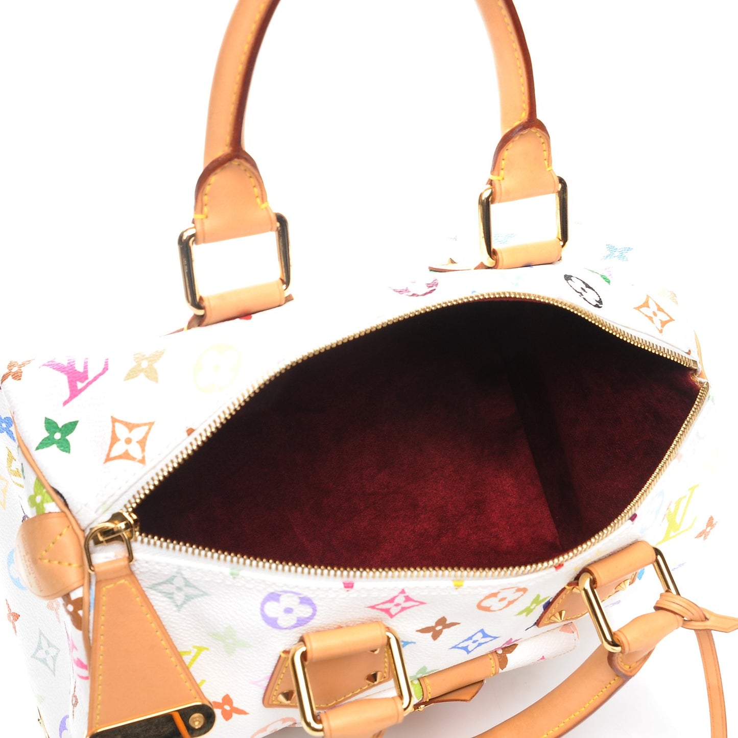 Monogram Multicolor Speedy 30 White