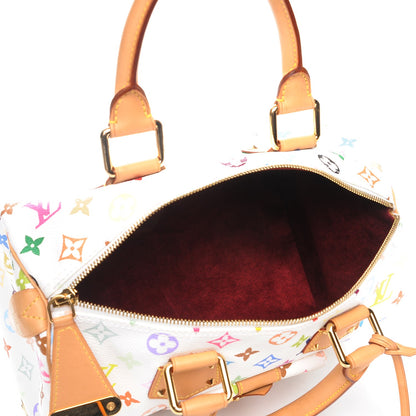 Louis Vuitton Monogram Multicolor Speedy 30 White 6 of 8