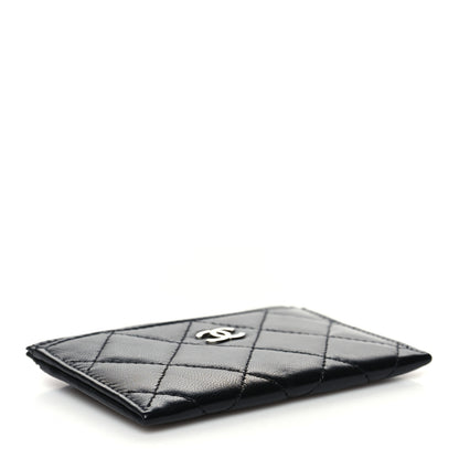 Chanel Lambskin Quilted Card Holder Black 4 of 9