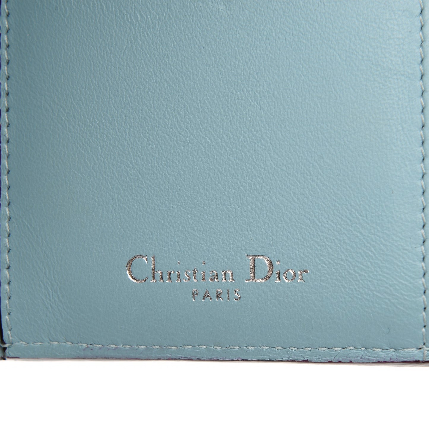 Bullcalf Diorissimo Medium Envelope Wallet Grey Blue