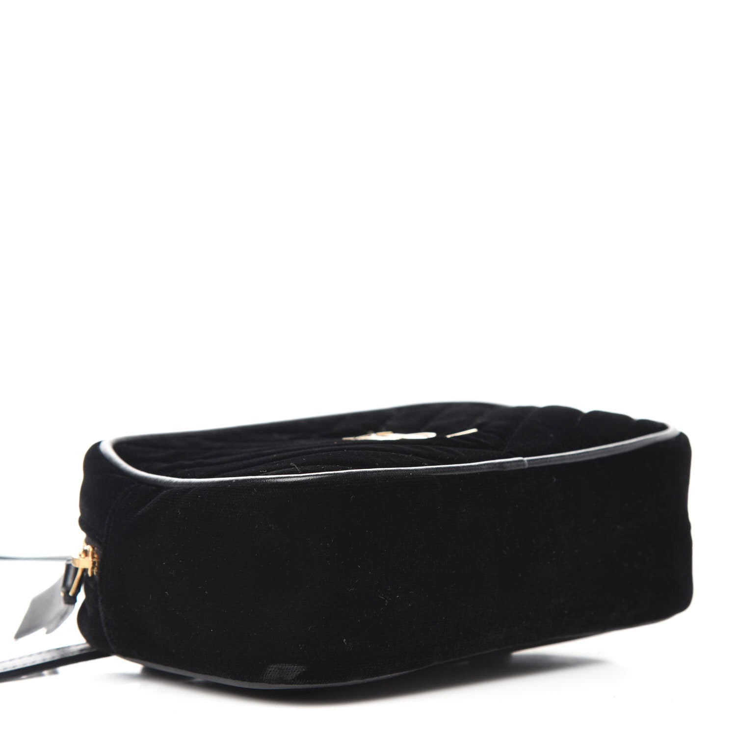 Saint Laurent Velour Matelasse Monogram Lou Belt Bag Black 4 of 11