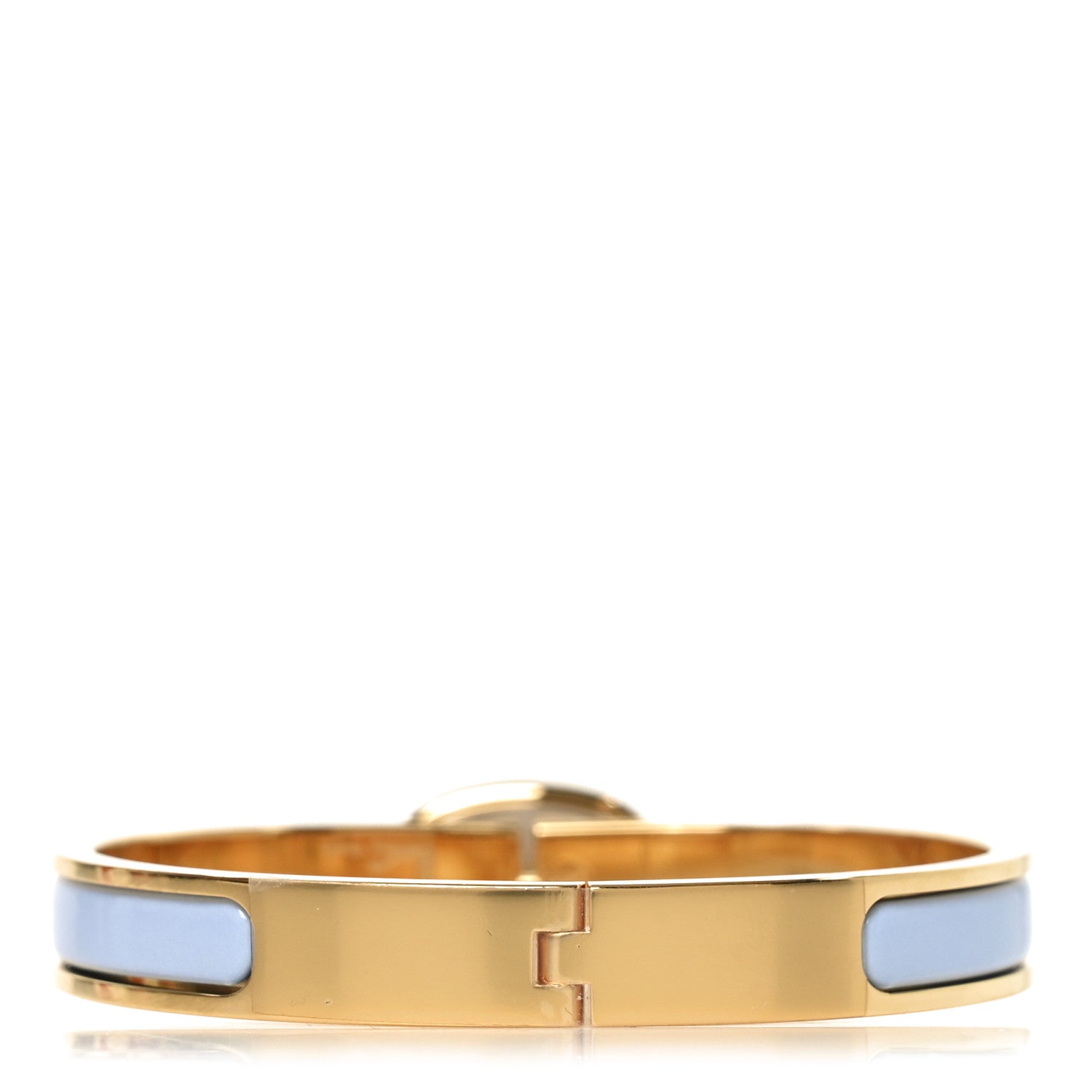 Hermes Enamel Mini Clic Chaine d'Ancre Bracelet PM Bleu Ciel 3 of 5