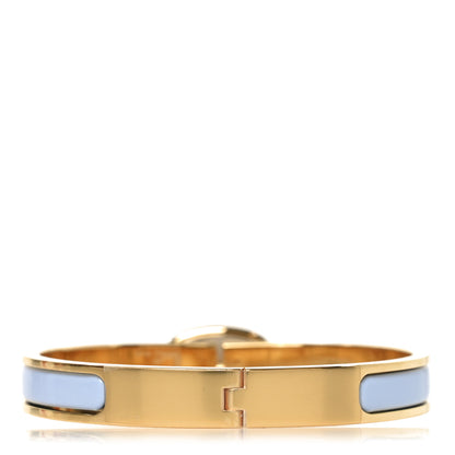 Hermes Enamel Mini Clic Chaine d'Ancre Bracelet PM Bleu Ciel 3 of 5