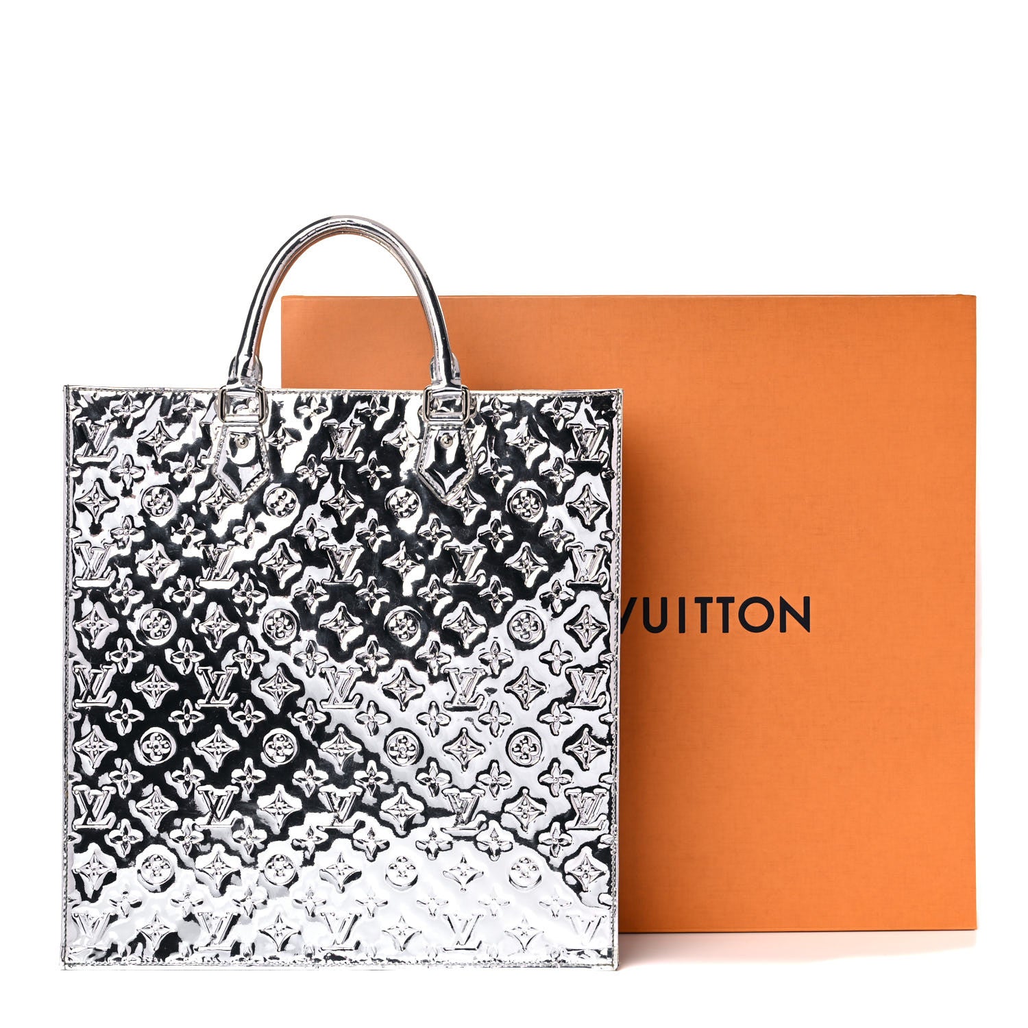 Louis Vuitton Monogram Miroir Sac Plat Silver 19 of 19