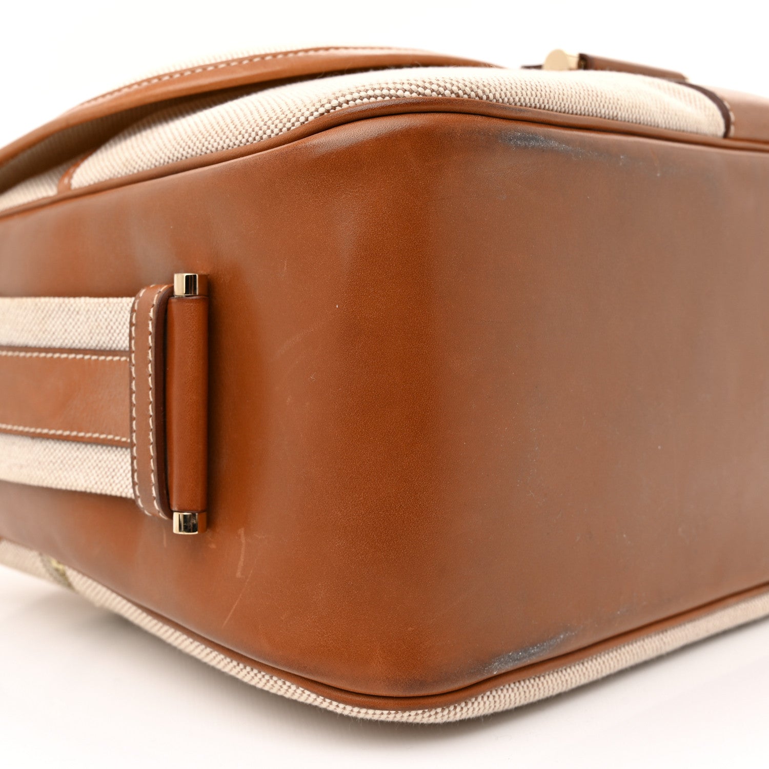 Hermes Toile Barenia Bourlingue Fauve 8 of 17