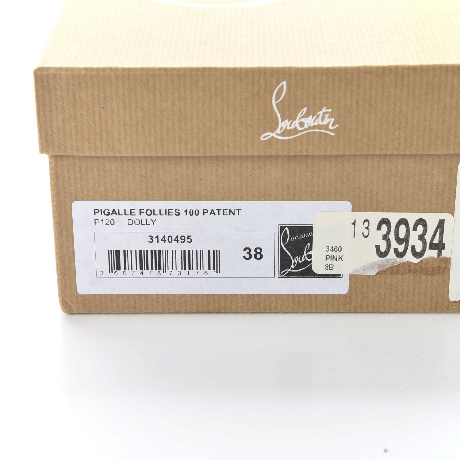 Christian Louboutin Patent Pigalle Follies 100 Pumps 38 Dolly 10 of 10