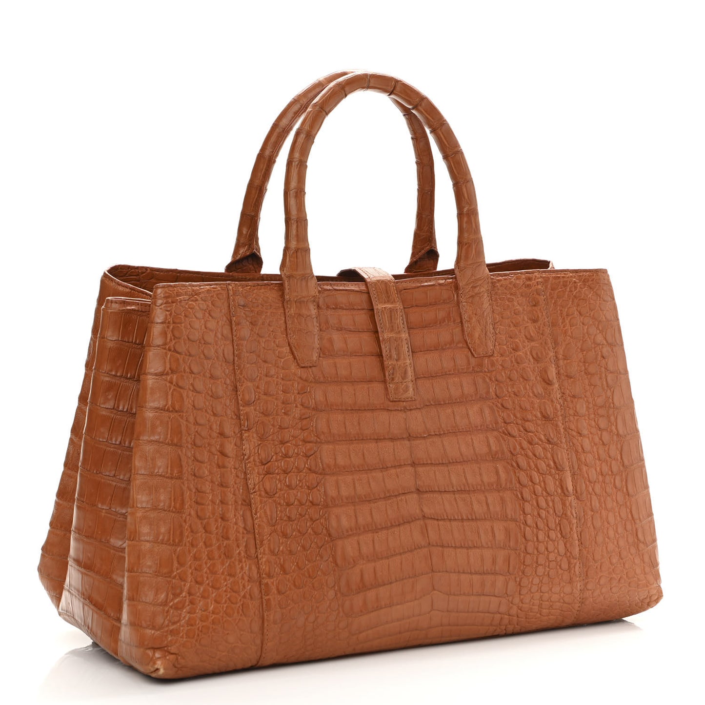 Crocodile Tote Brown