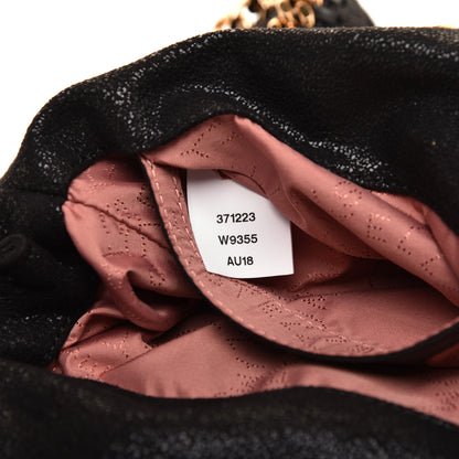Stella McCartney Shaggy Deer Mini Falabella Tote Black 9 of 9
