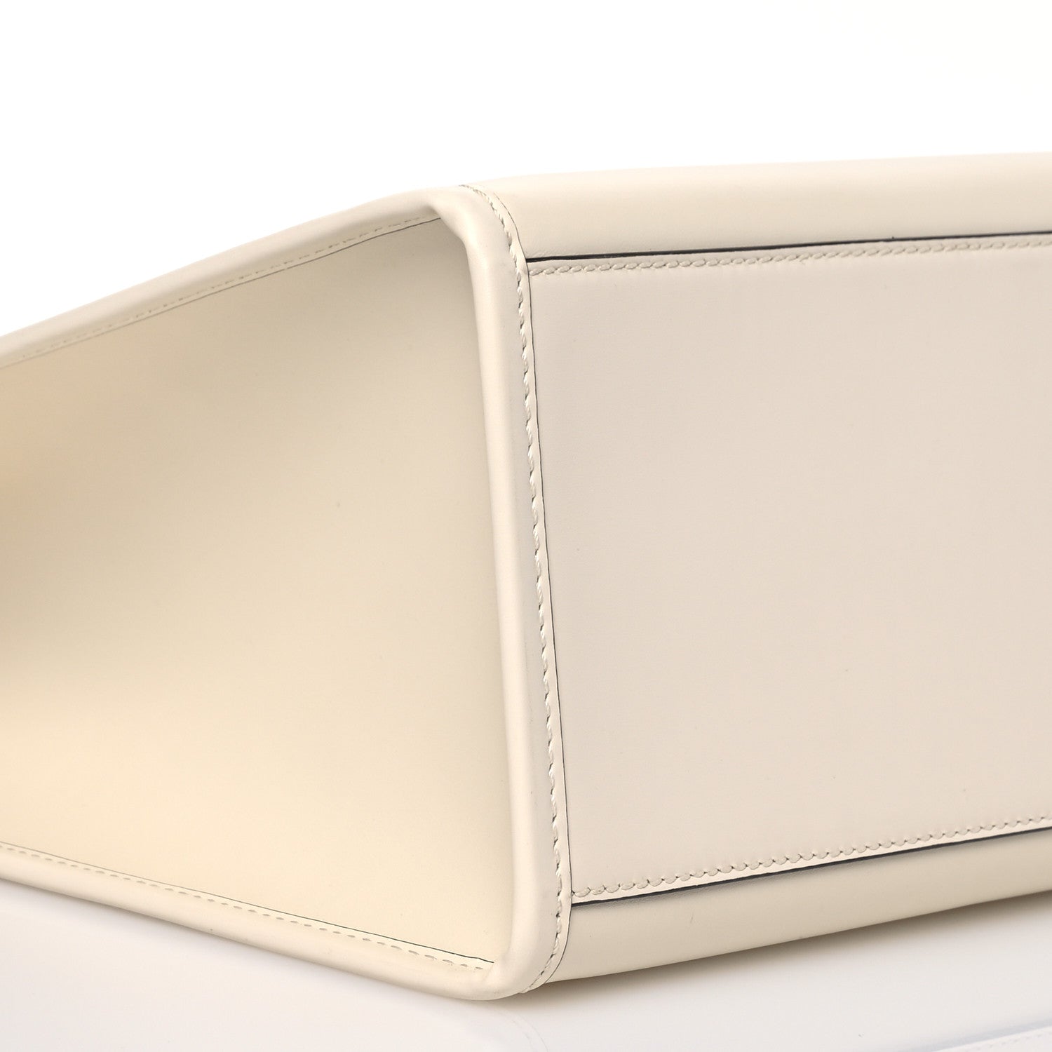 Fendi Vitello King Plexiglass Medium Fendi Sunshine Shopper Tote White Ice 8 of 13