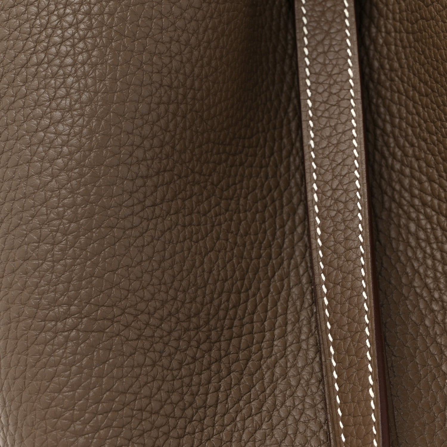 Hermes Taurillon Clemence Picotin Lock 22 MM Etoupe 8 of 13