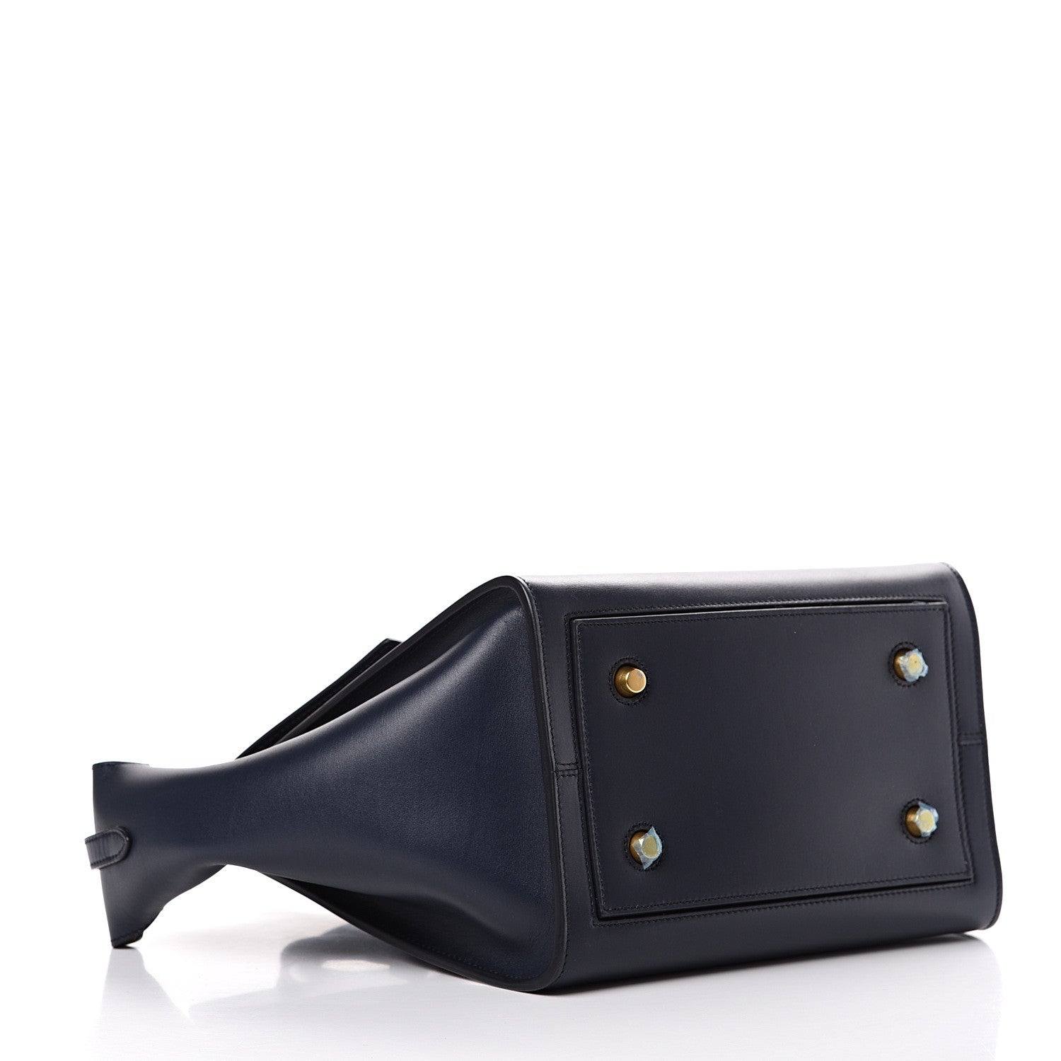 Celine Smooth Calfskin Small Tie Knot Tote Midnight 3 of 13