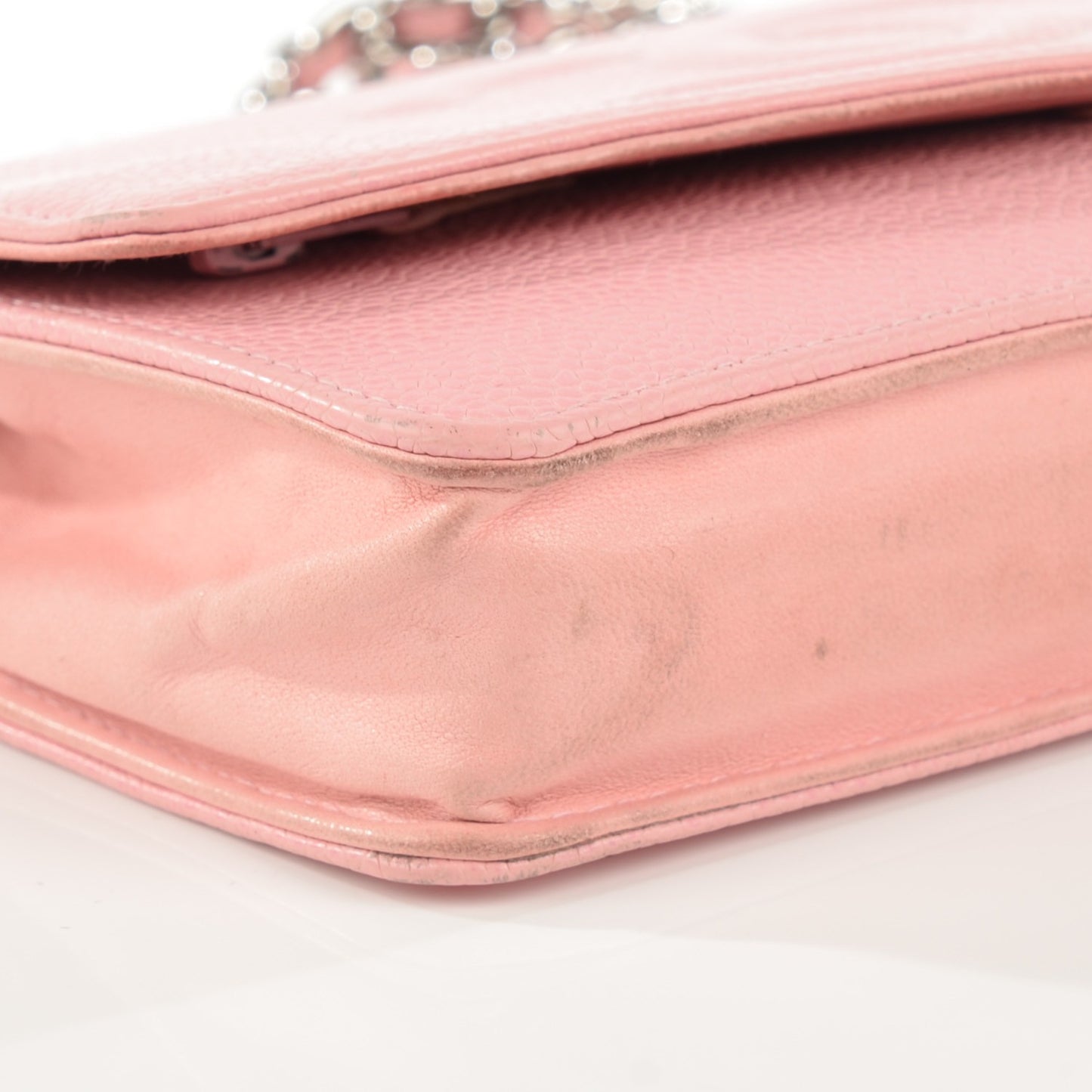 Caviar Timeless CC Wallet on Chain WOC Pink