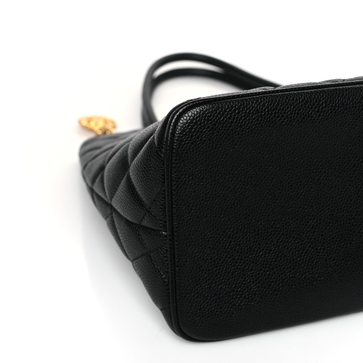 Chanel Caviar Quilted Medallion Tote Black 8 of 9