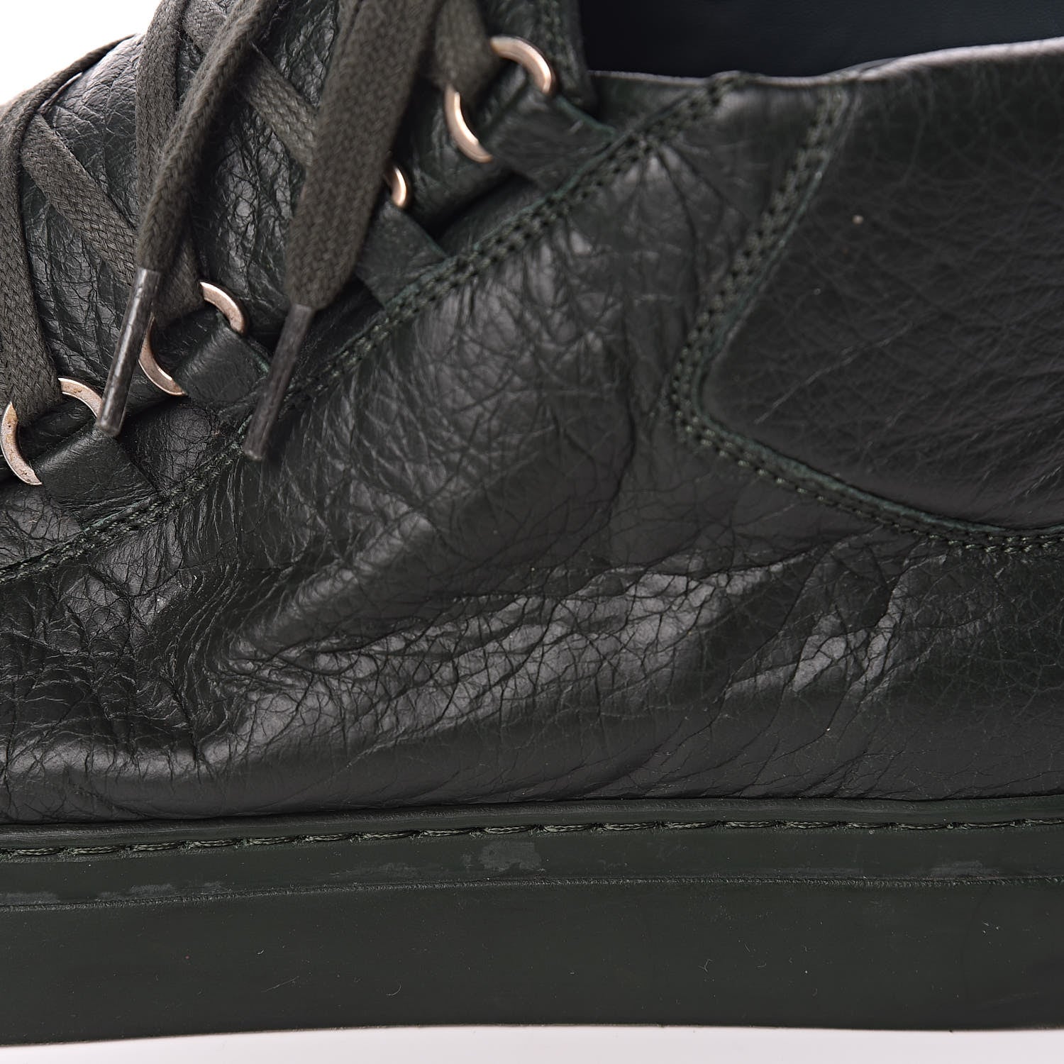 Balenciaga Chevre Hamilton Mens High Top Sneakers 42 Vert 11 of 14