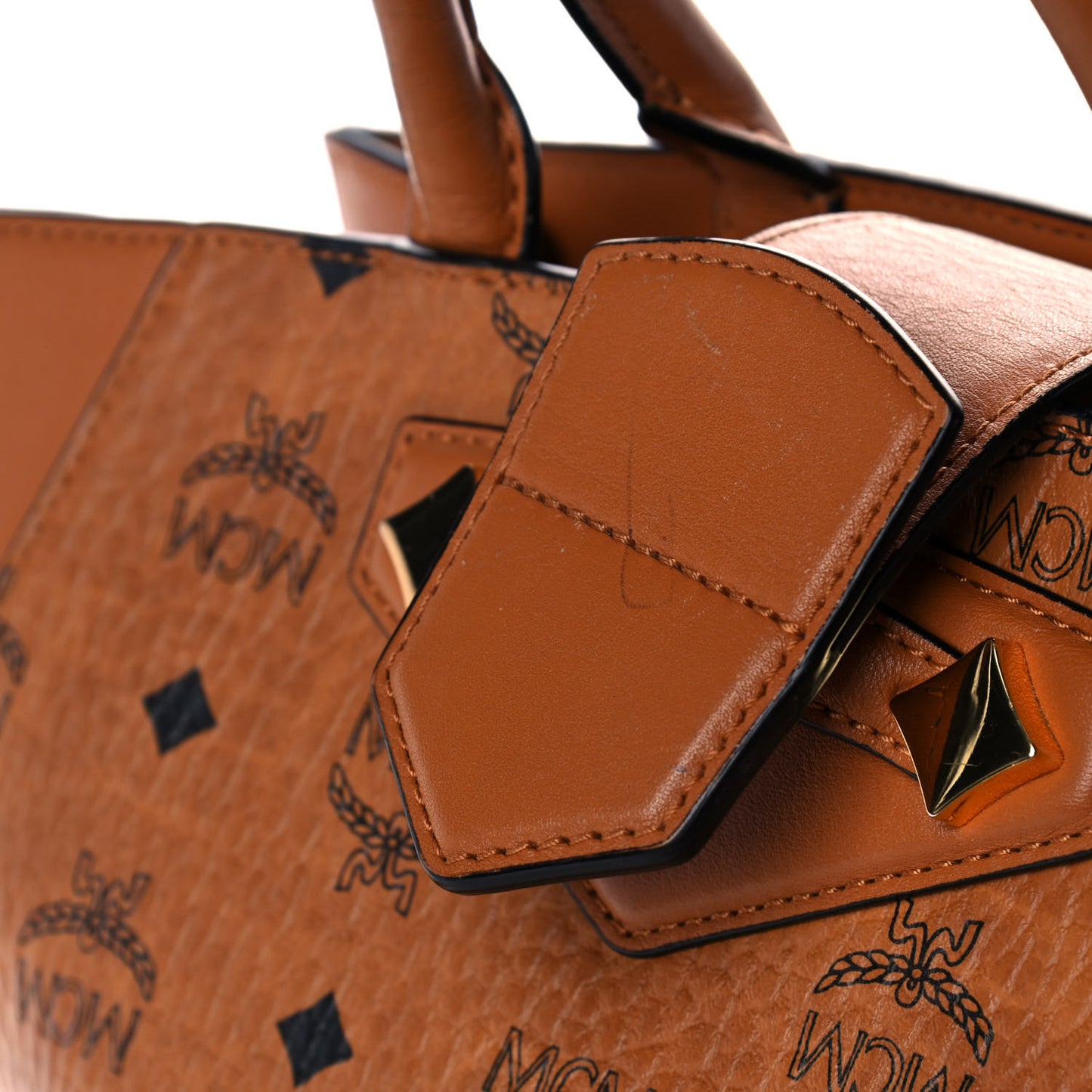 Visetos Small Essential Tote Cognac