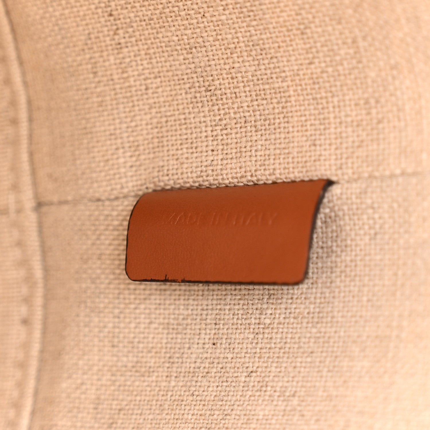 Celine Canvas Calfskin Triomphe Small Bucket Bag Vanilla Tan 7 of 12