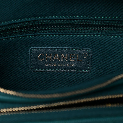Chanel Caviar Quilted Business Affinity Waist Belt Bag Dark Turquoise 6 of 9