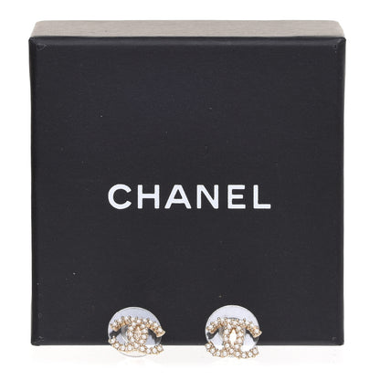 Chanel Pearl CC Earrings Gold 5 of 5