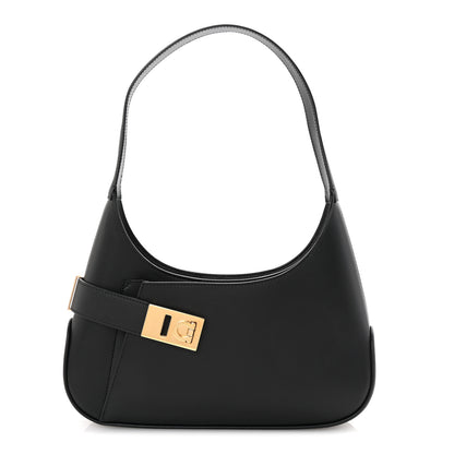 Salvatore Ferragamo Soft Calfskin Gancini Hobo Black 1 of 9