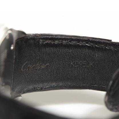Cartier Stainless Steel Alligator 38mm Santos 100 Automatic Watch 8 of 8