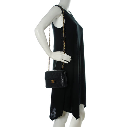 Chanel Lambskin Quilted Mini Square Flap Black 2 of 9