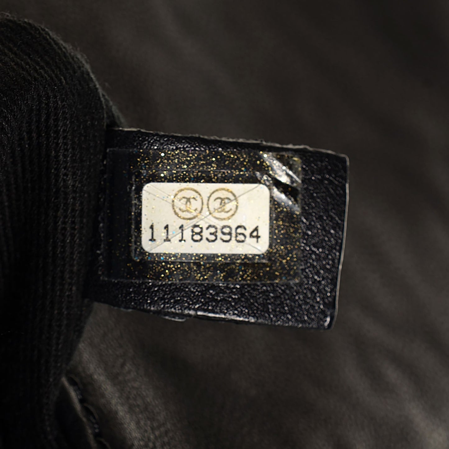 Calfskin Diamond Stitch Small Flap Black