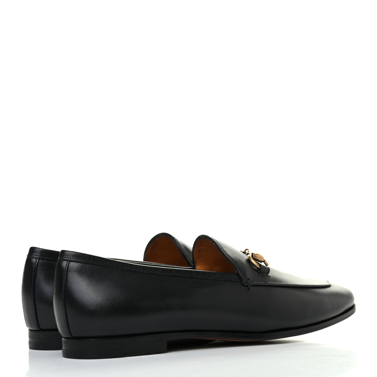 Gucci Calfskin Womens Jordaan Loafers 36.5 Black 4 of 8