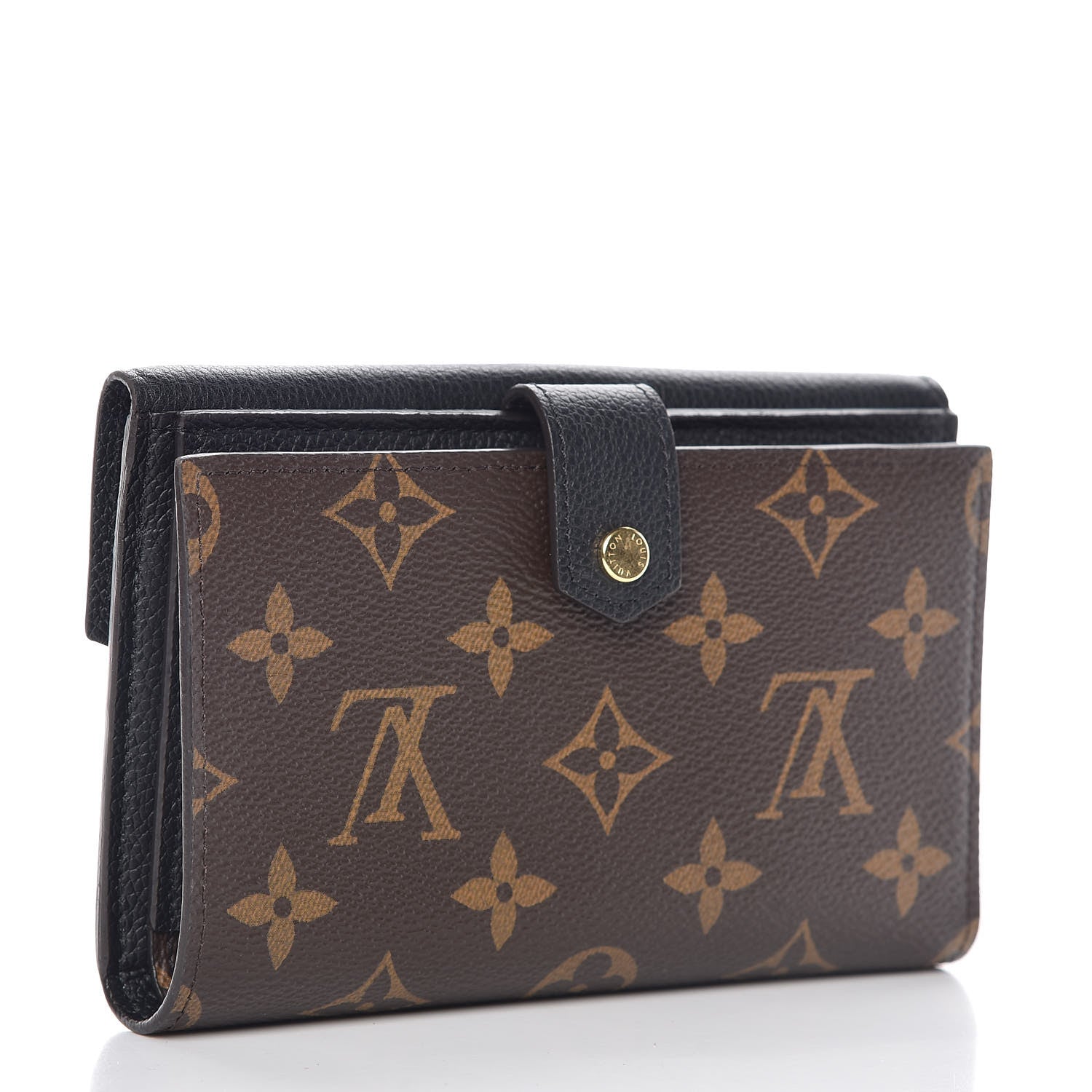 Louis Vuitton Monogram Pallas Compact Wallet Black 3 of 9