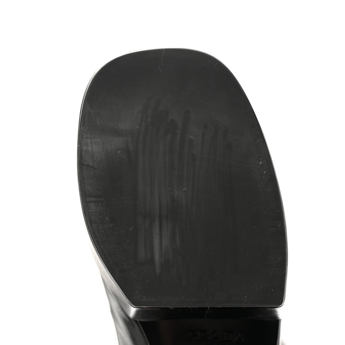 Nappa Tech Logo Over the Knee 70mm Platform Boots 36 Black