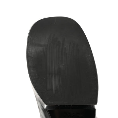 Prada Nappa Tech Logo Over the Knee 70mm Platform Boots 36 Black 9 of 10