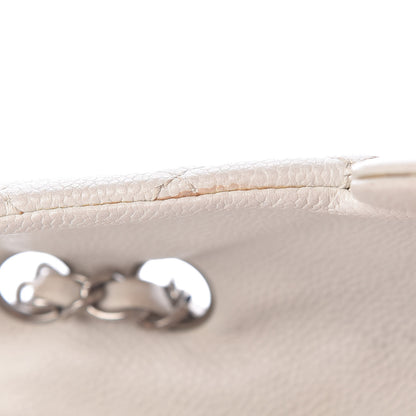 Chanel Soft Caviar Quilted East West Flap White 20 of 31