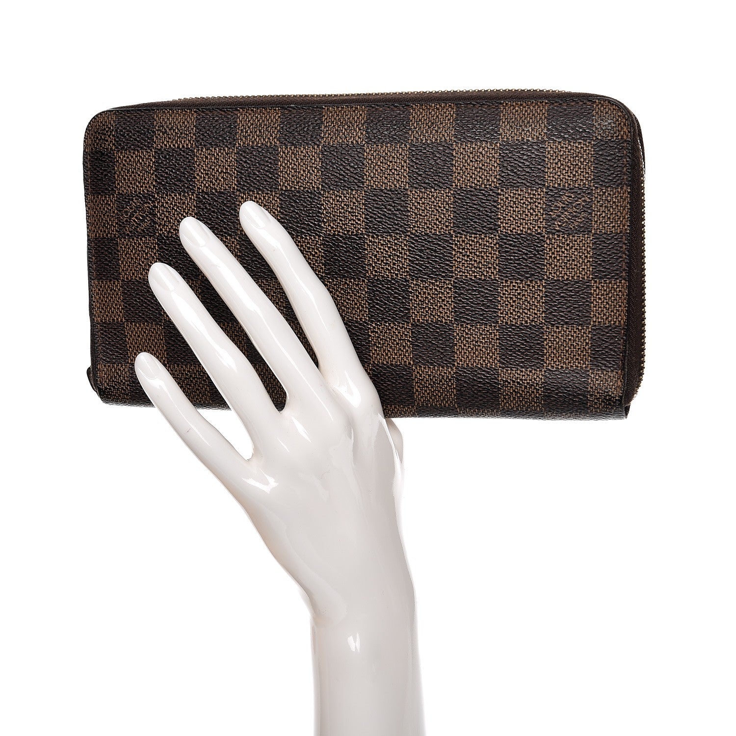 Louis Vuitton Damier Ebene Zippy Organizer Wallet 2 of 13