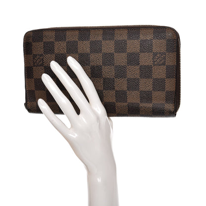 Louis Vuitton Damier Ebene Zippy Organizer Wallet 2 of 13