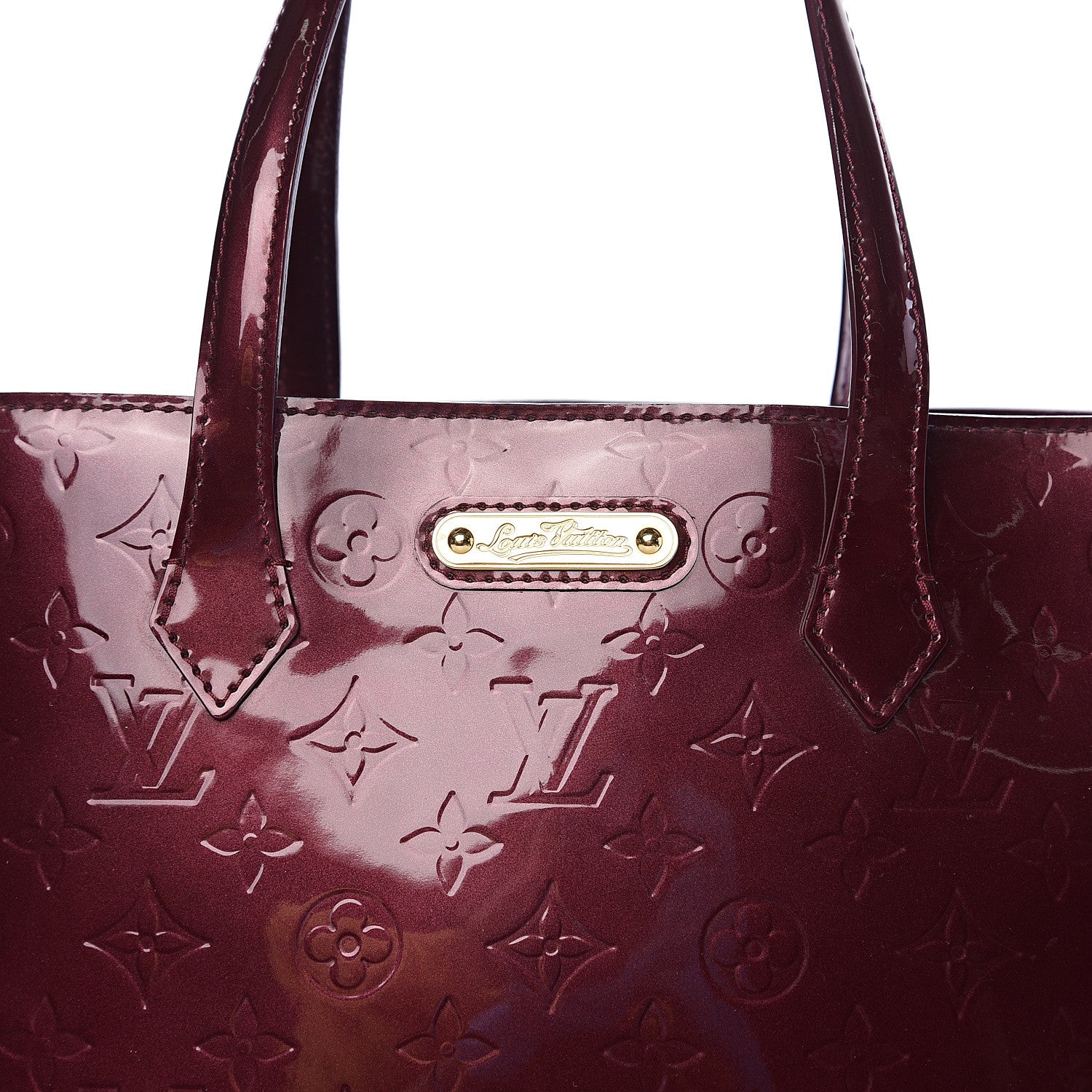 Louis Vuitton Vernis Wilshire MM Amarante 6 of 10