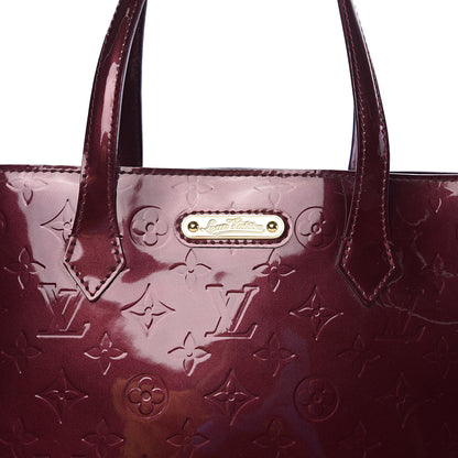 Louis Vuitton Vernis Wilshire MM Amarante 6 of 10