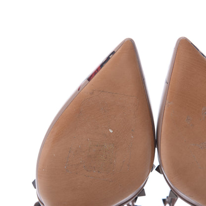 Valentino Garavani X UNDERCOVER Calfskin Rockstud Ankle Strap Low Heel Pumps 36.5 Poudre 8 of 10