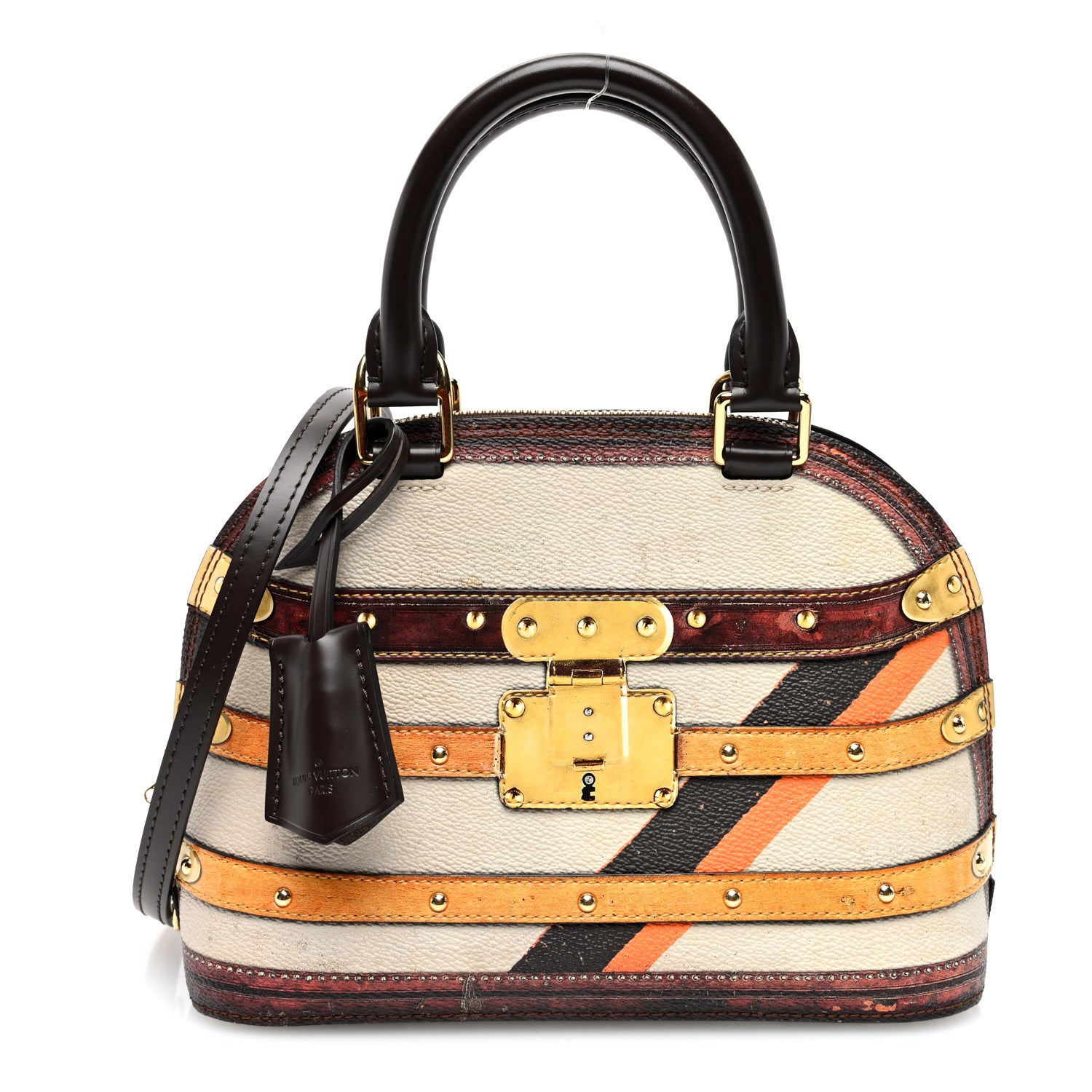 Louis Vuitton Transformed Canvas Time Trunk Alma BB Beige 1 of 10